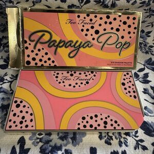 Too Faced Papaya Pop Eye Shadow Palette - 7 Shades - NIB